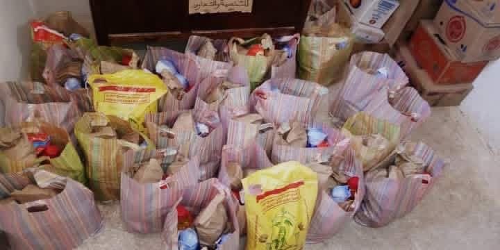 Épicerie solidaire mise en place durant la pandémie
